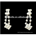 Cheap Rhinestone Bridal Earrings Wedding Bridal Jewelry Crystal Bridesmaid Earrings and Necklace